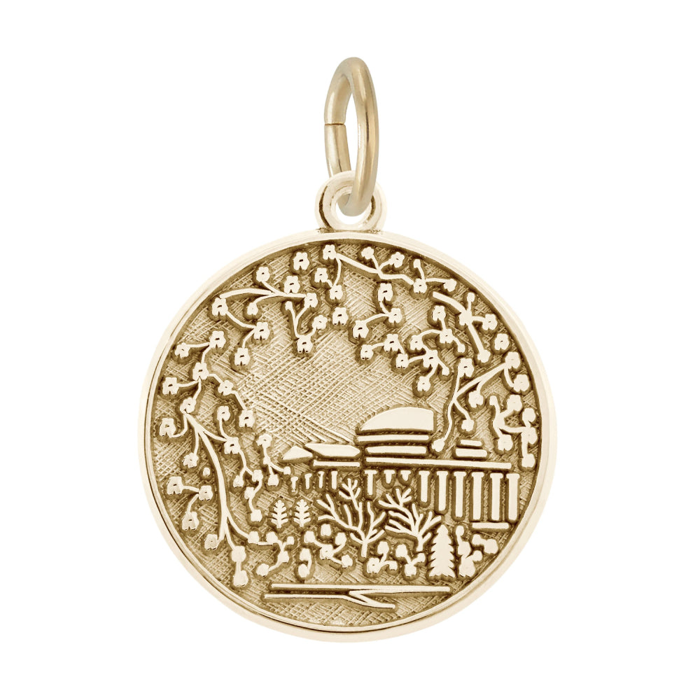 1740 Cherry Blossom Scene Charm