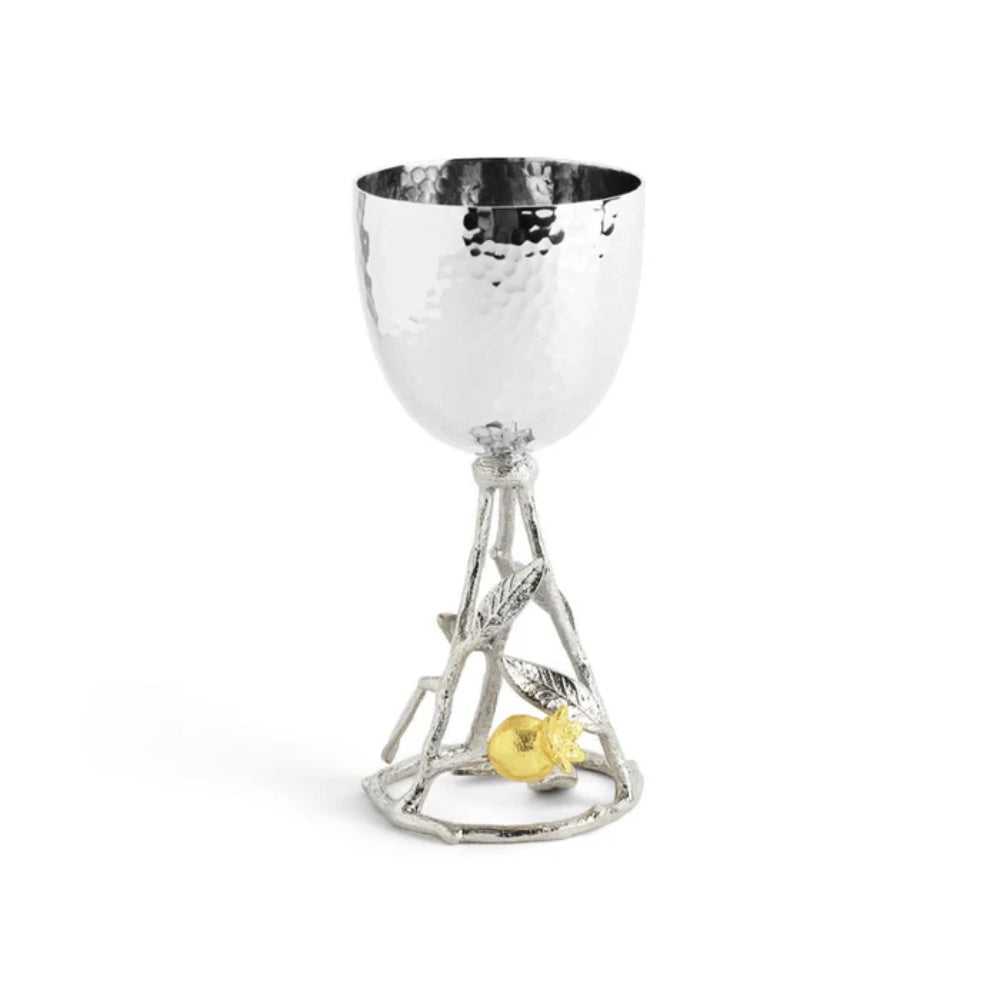 Michael Aram Pomegranate Silver & Gold Kiddish Cup