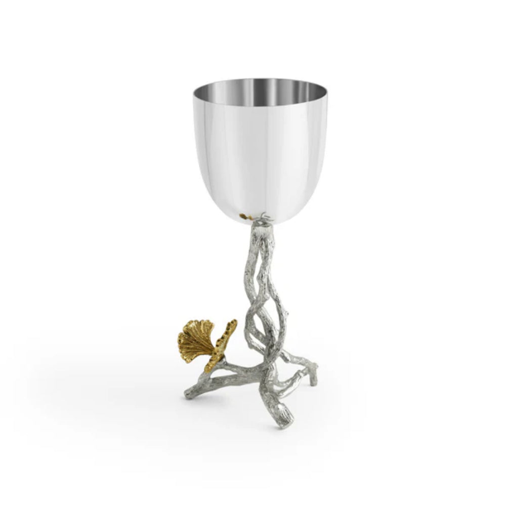 Micheal Aram Butterfly Ginkgo Luxe Kiddush Cup