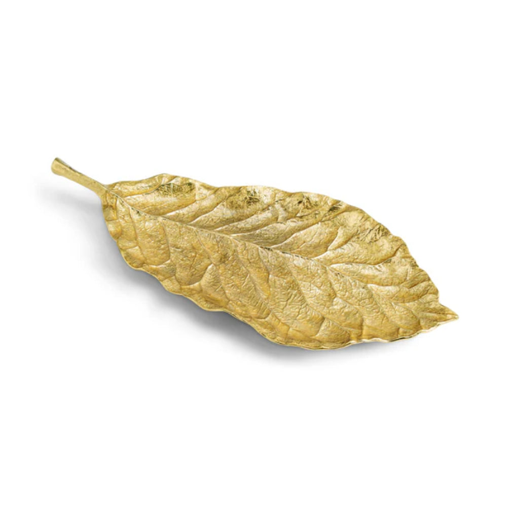 Michael Aram Magnolia Medium Platter Gold