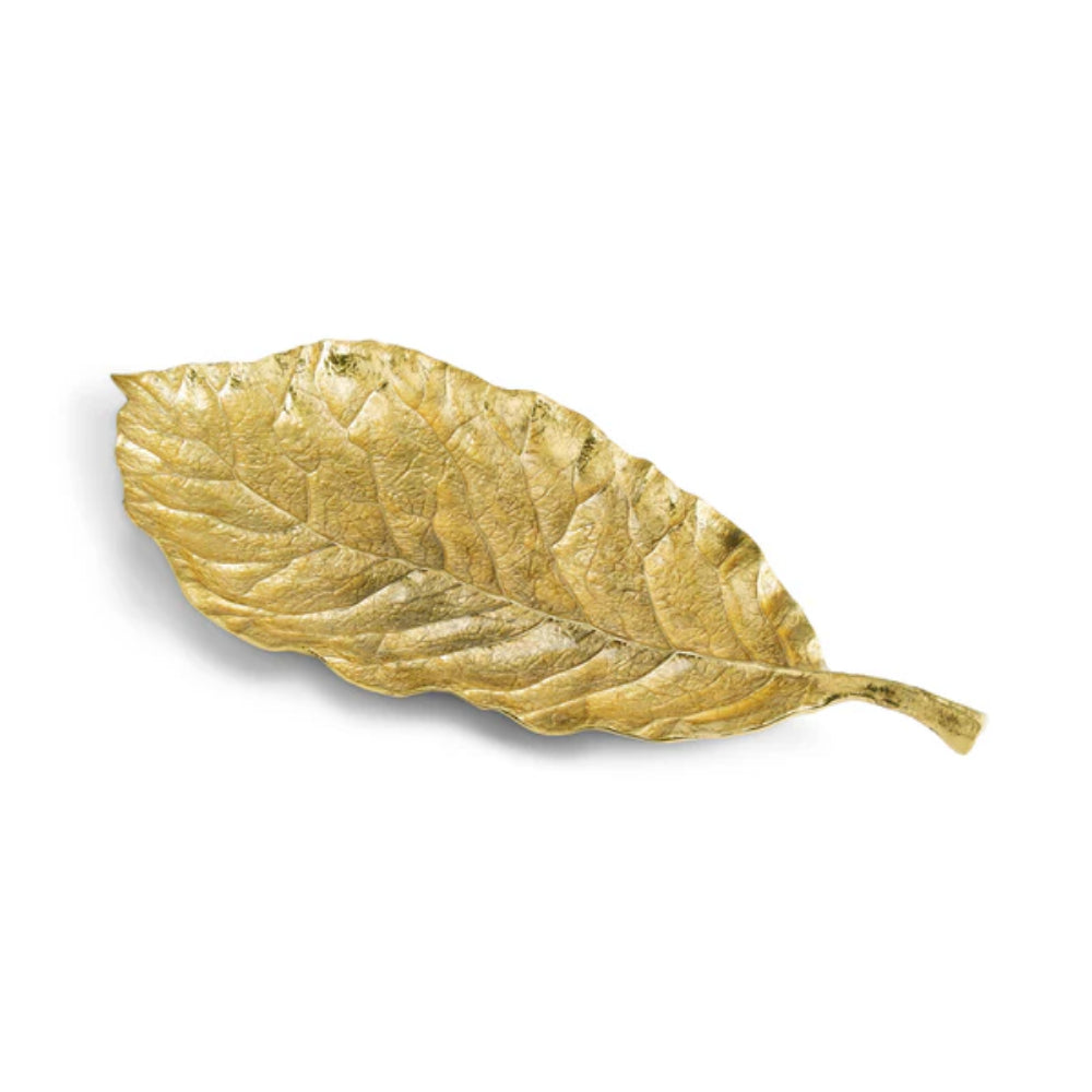 Michael Aram Magnolia Medium Platter Gold