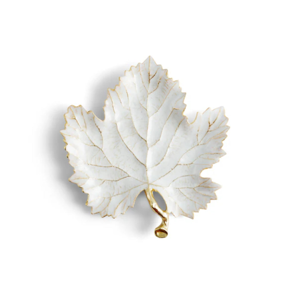 Michael Aram Winter Leaves Grape Leaf Dish
