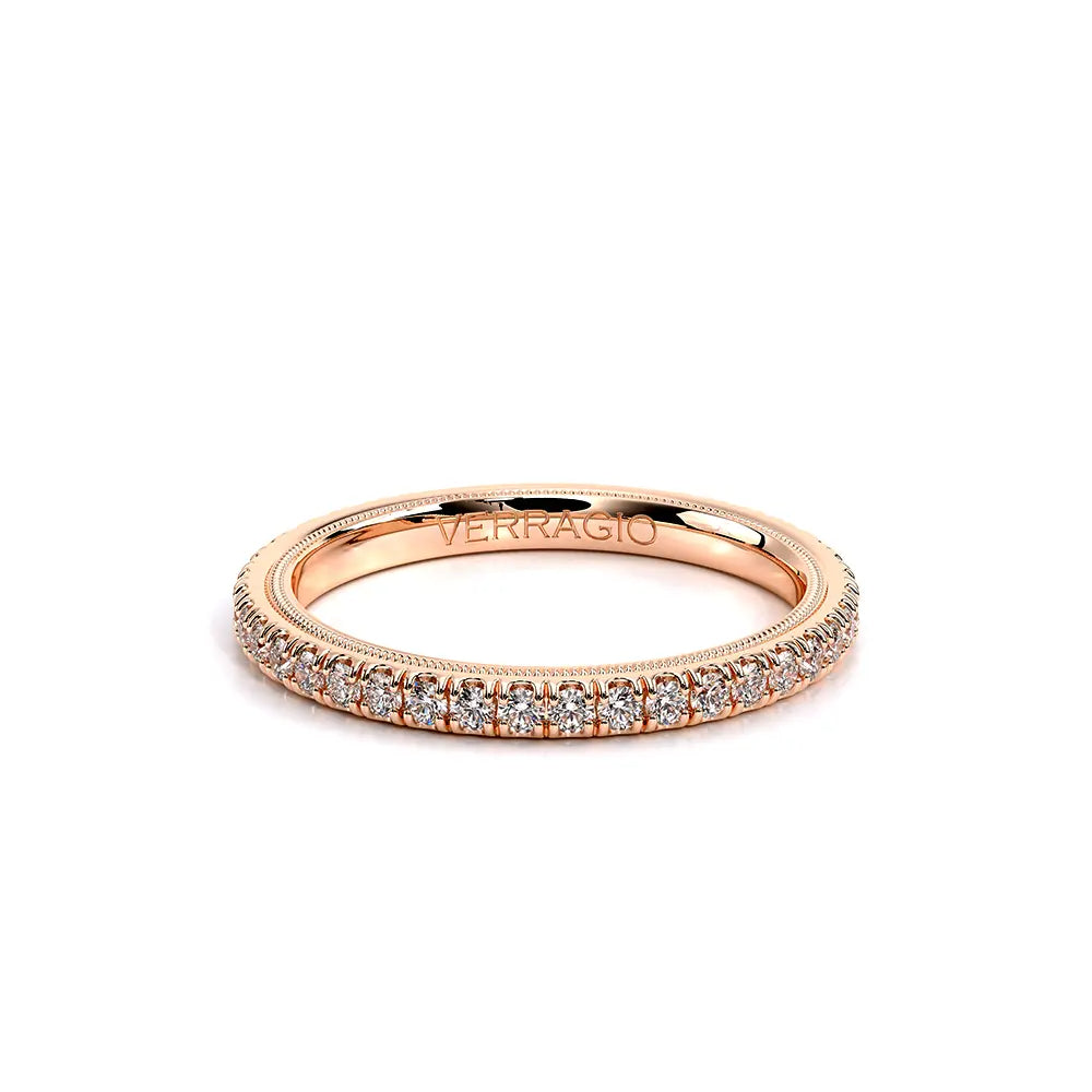 Verragio Tradition 18k Rose Gold Diamond Wedding Band