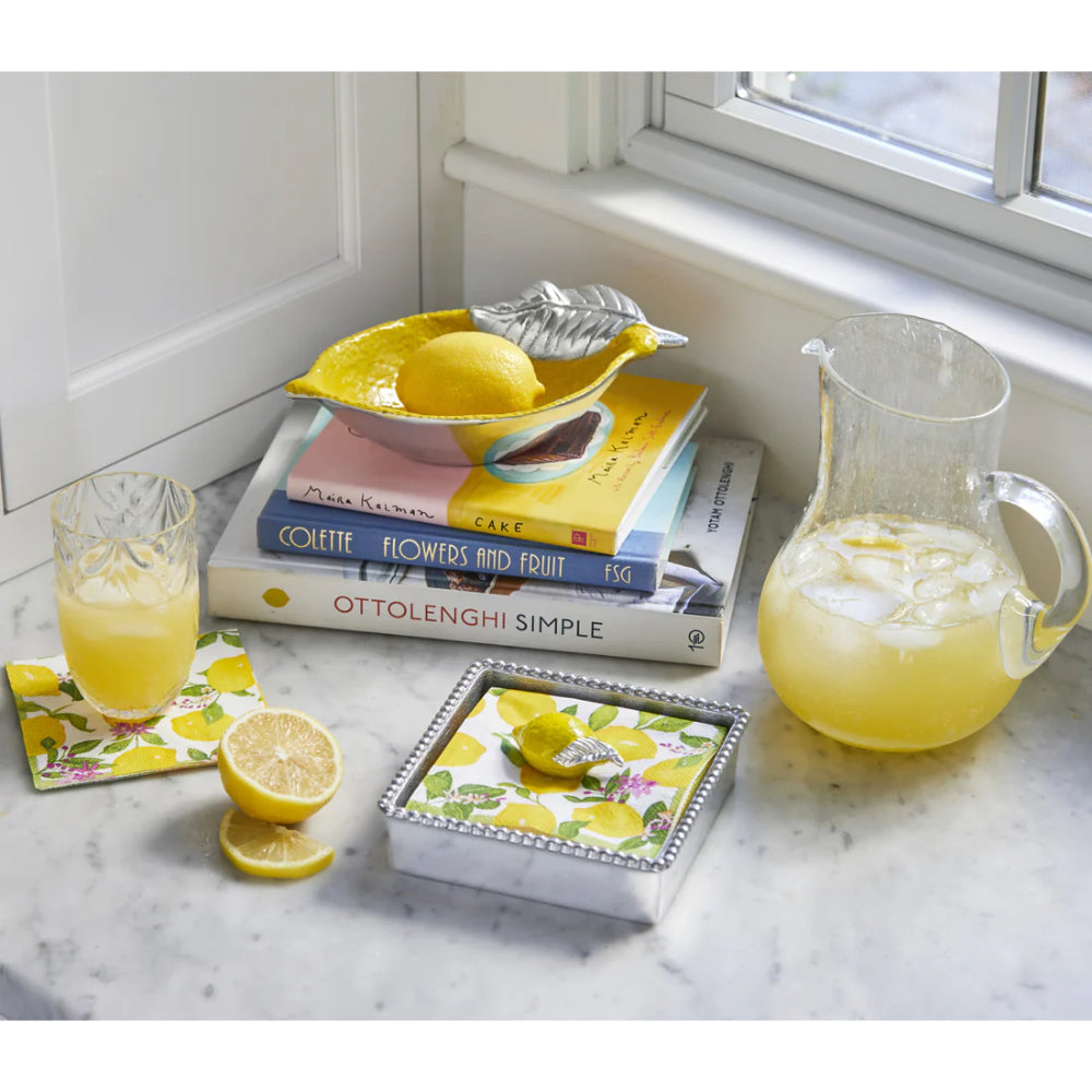 Mariposa Yellow Lemon Sauce Dish