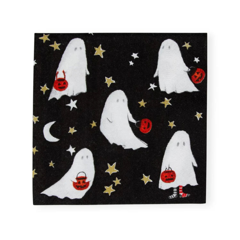 Caspari Ghoul's Night Out Cocktail Napkins - Set of 20