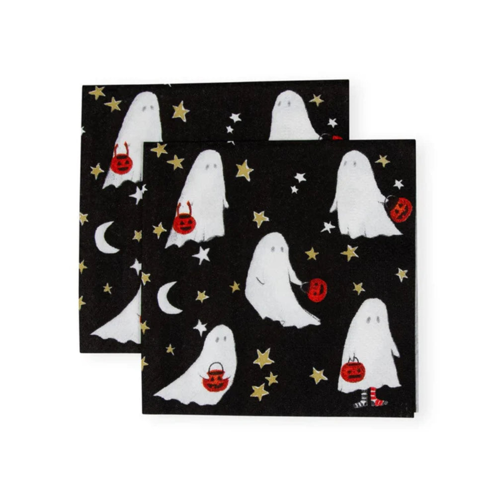 Caspari Ghoul's Night Out Cocktail Napkins - Set of 20