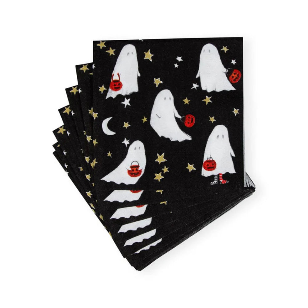 Caspari Ghoul's Night Out Cocktail Napkins - Set of 20