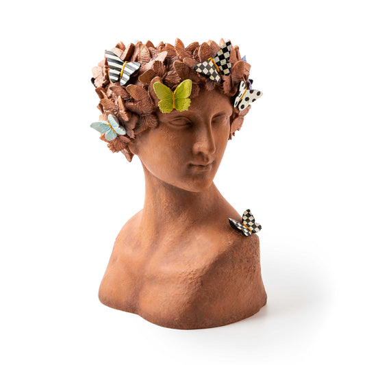 MacKenzie-Childs Persephone Bust Planter - Large *IN-STORE PICKUP ONLY*