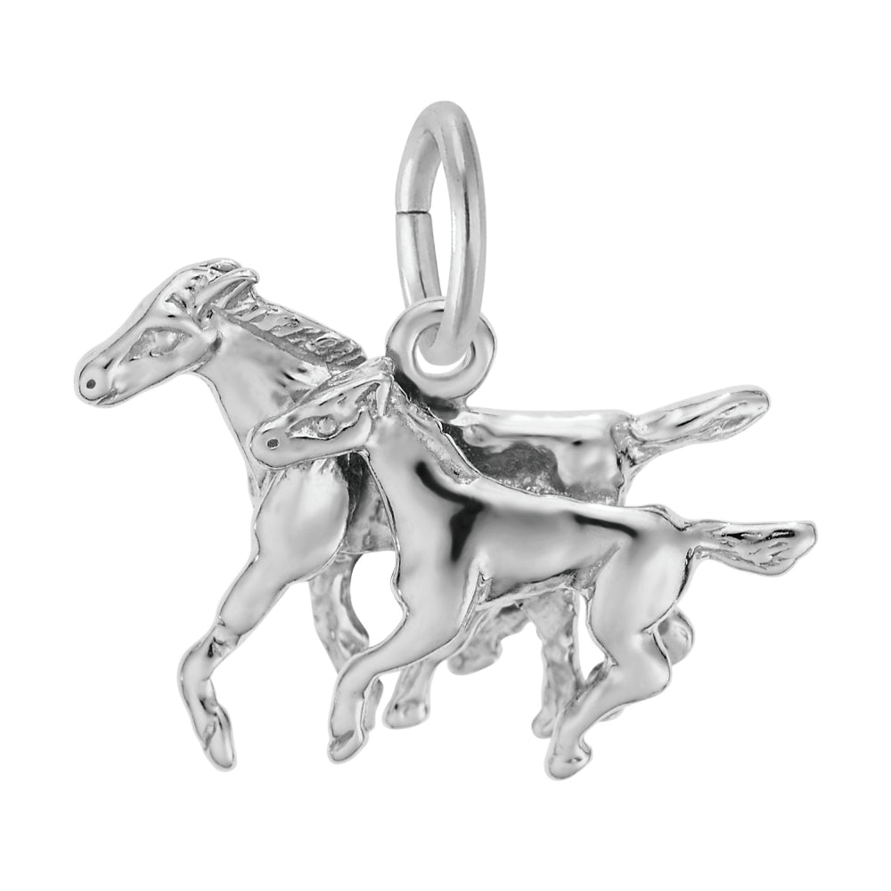 1861 Horse & Colt Charm