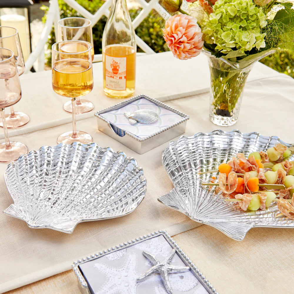 Mariposa Small Scallop Shell Platter