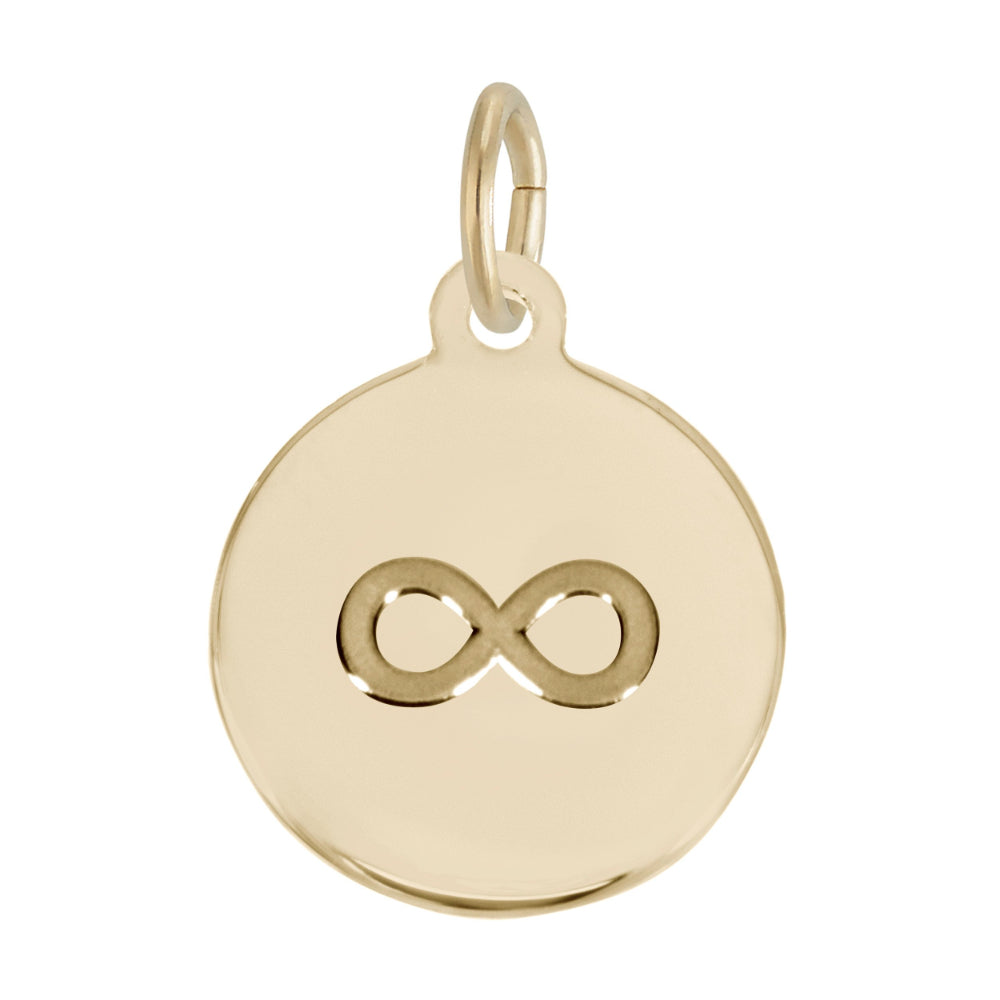 RQC 1892 Initial Disc Charm - Infinity