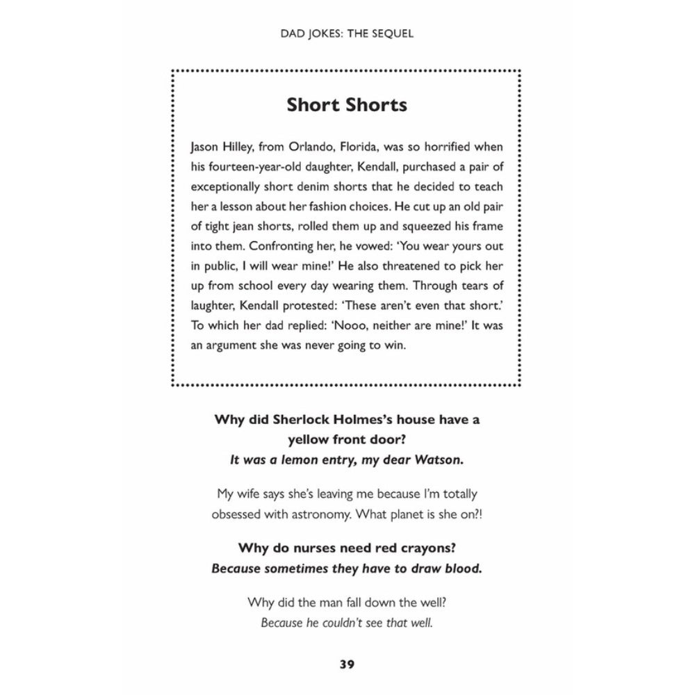 Dad-Isms Adult Humor Book