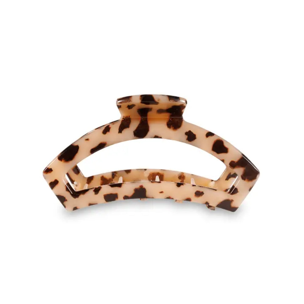 TELETIES Open Blonde Tortoise Hair Clip