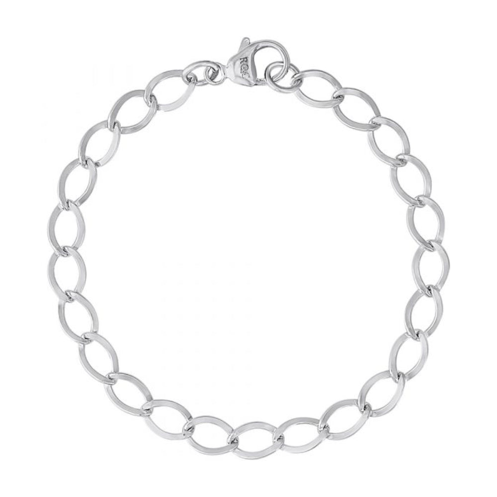 Sterling Silver Link Charm Bracelet