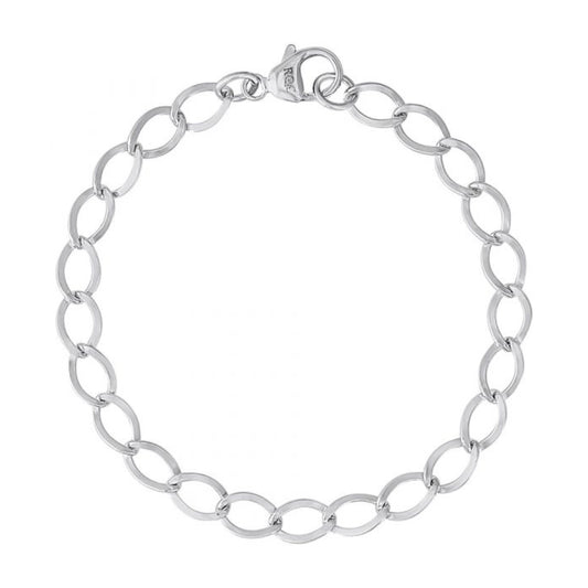 Sterling Silver Link Charm Bracelet