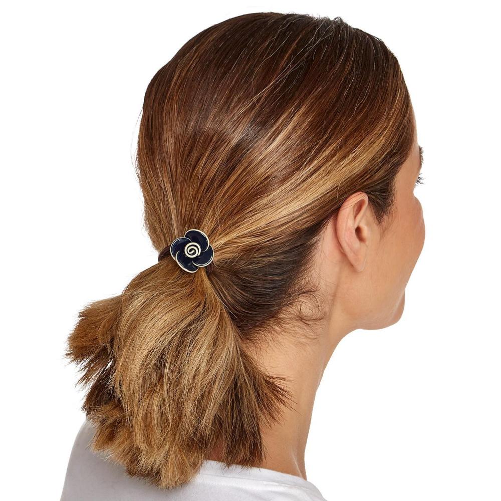 Two's Company Camellia Hair Tie 2Pc Set