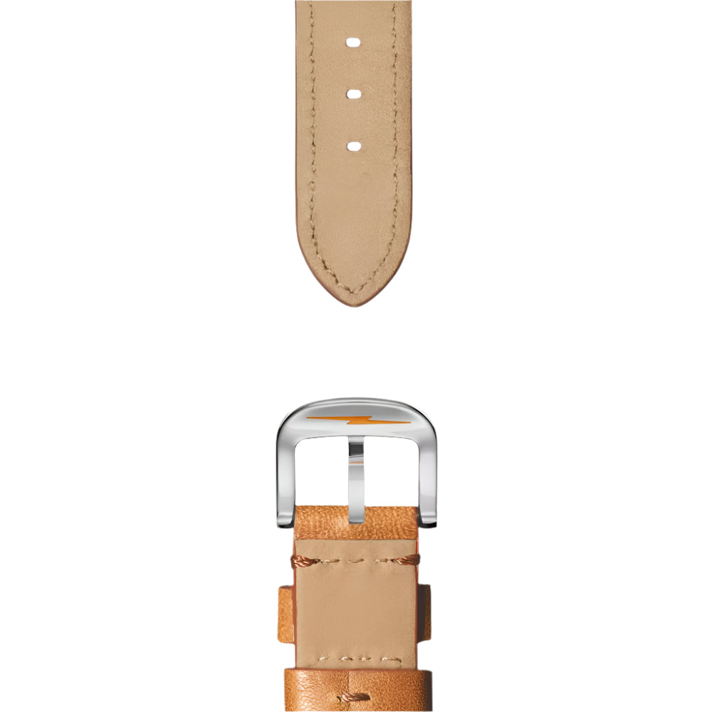 Shinola 22mm Bourbon Leather Watch Strap