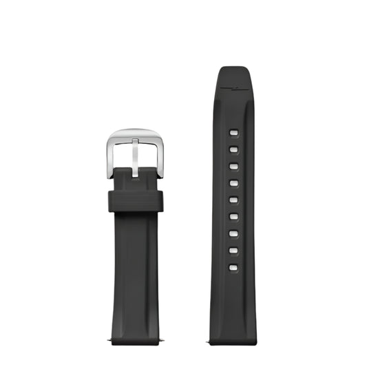 Shinola 20mm Black Rubber Watch Strap