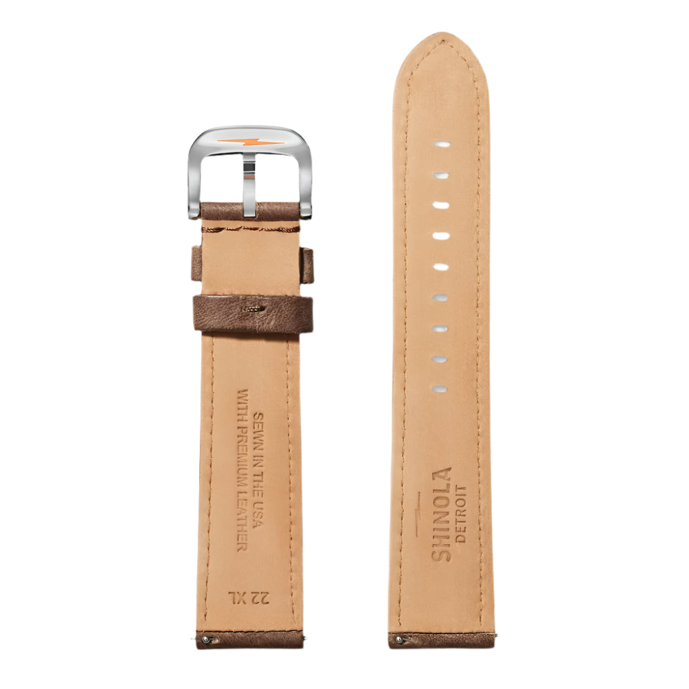 Shinola 22mm British Tan Leather Strap, 140mm x 100mm