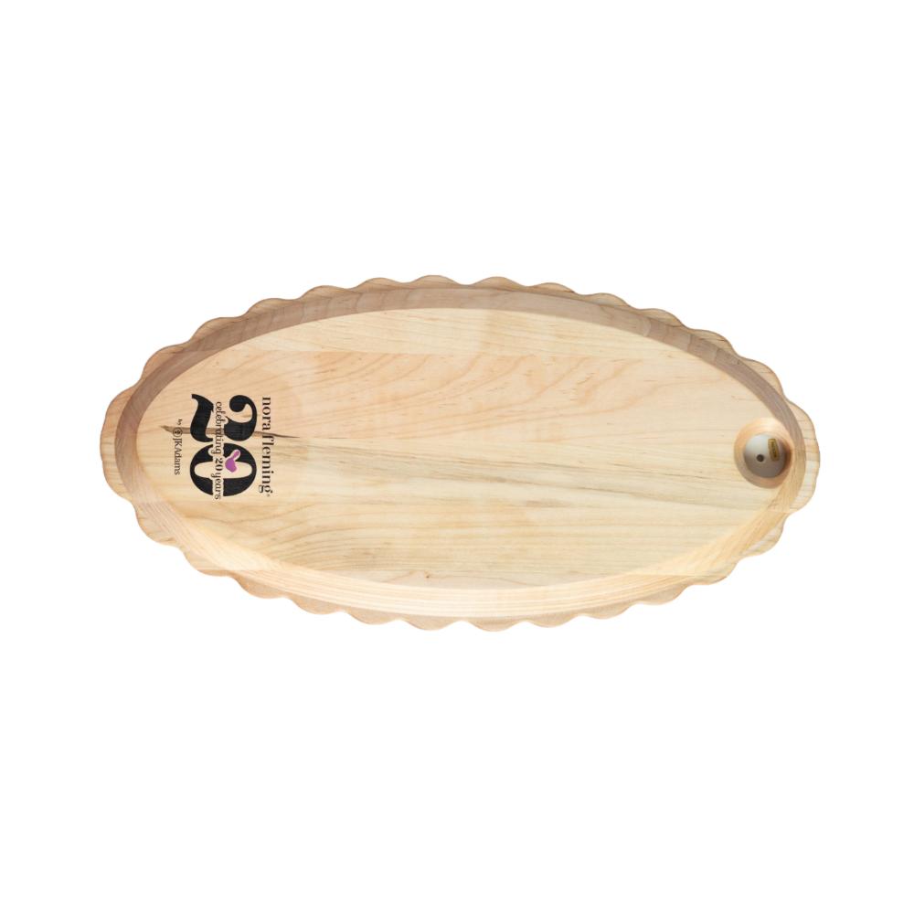 Nora Fleming Limited Edition Maple Scalloped Anniversary Tray