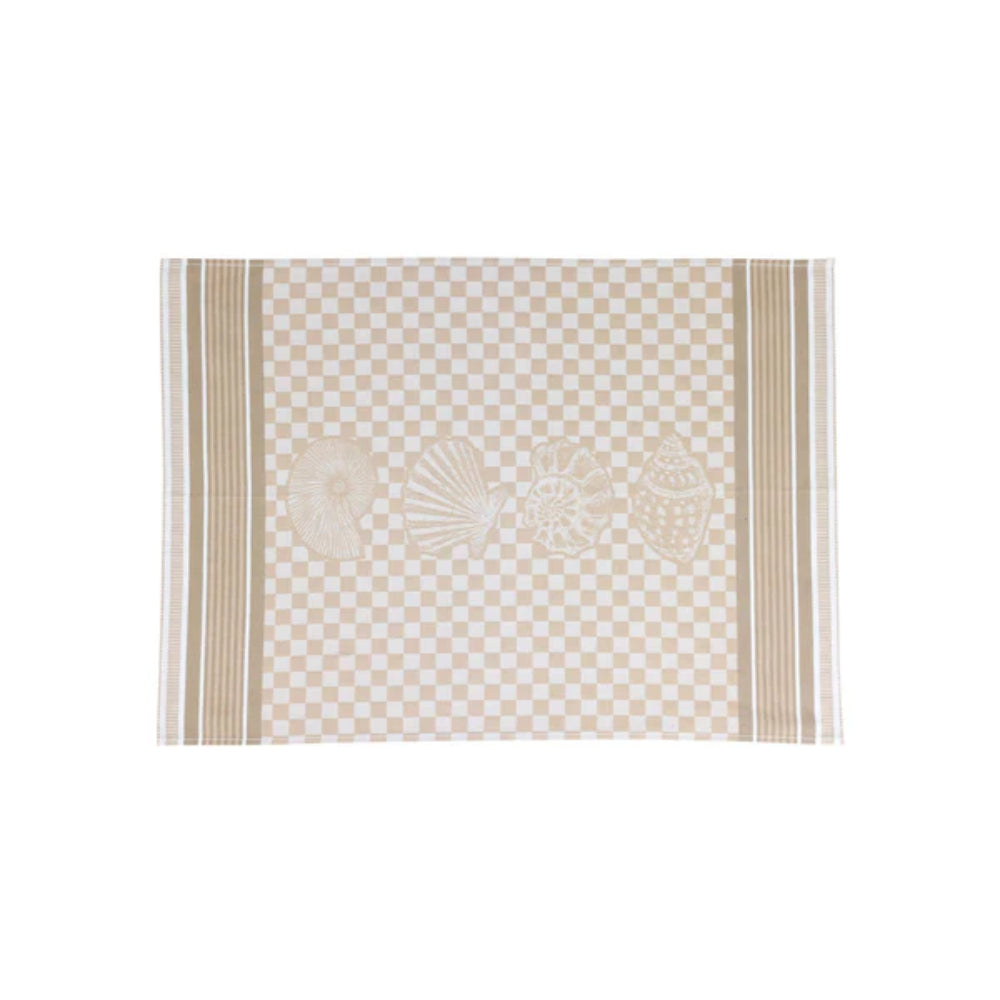 Vietri Strofinaccio Natural Coastal Dish Towels - Set of 2