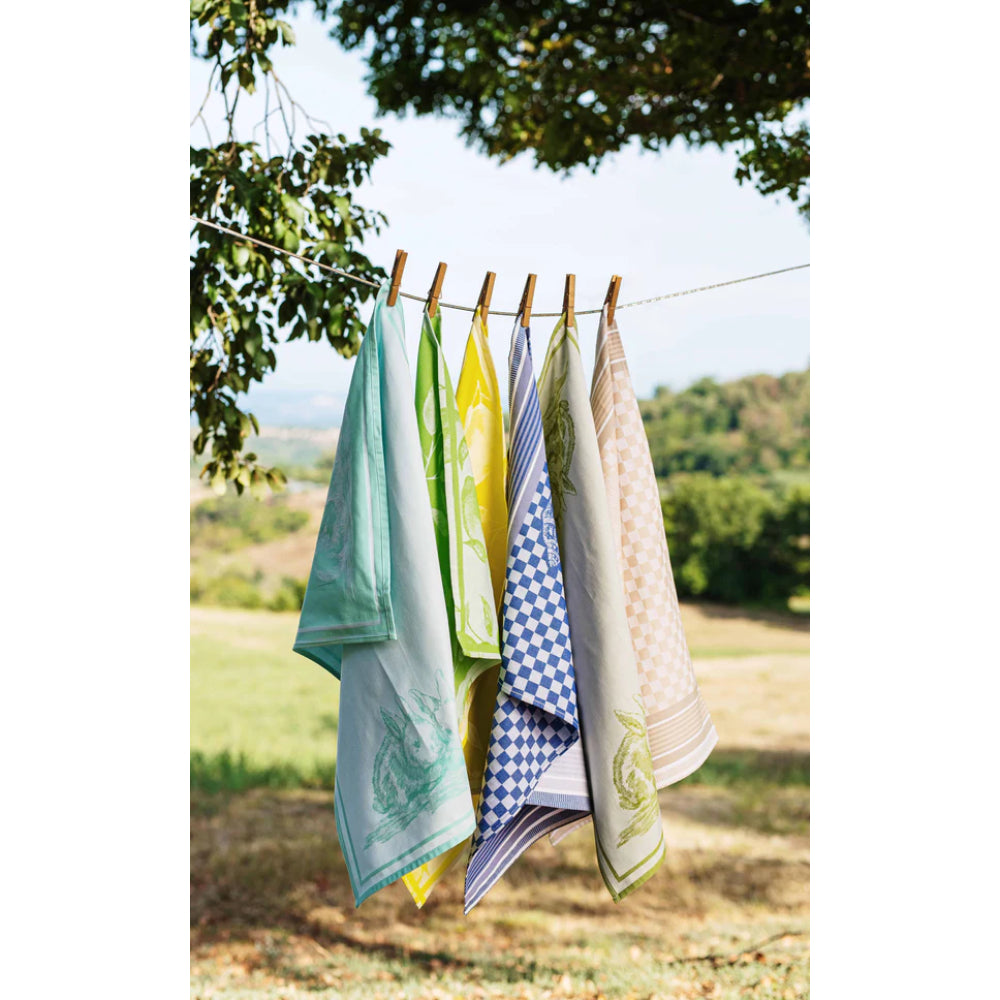 Vietri Strofinaccio Natural Coastal Dish Towels - Set of 2