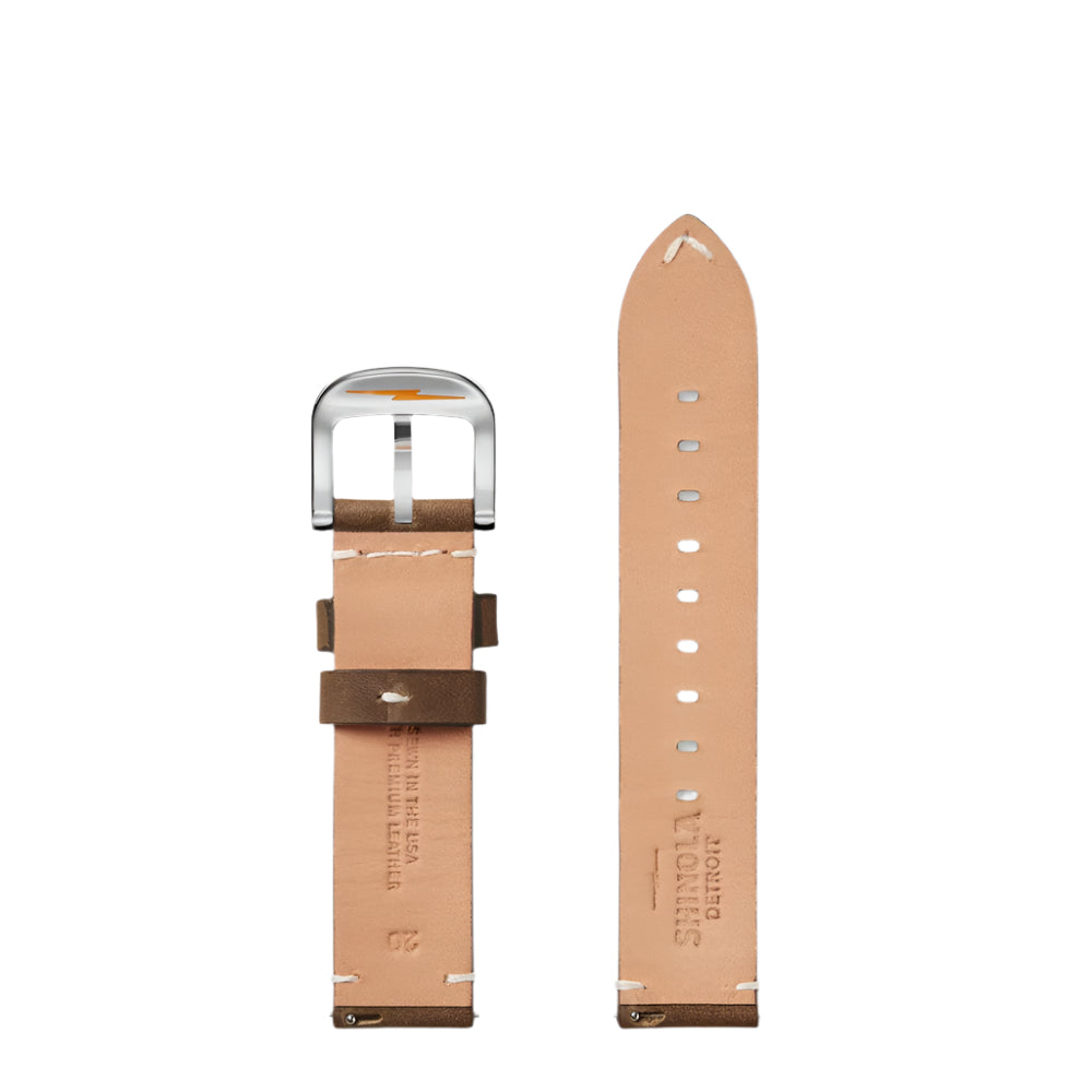 Shinola 20mm British Tan Leather Strap, 115mm x 75mm