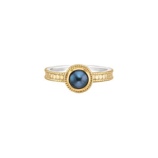 Anna Beck Blue Pearl Skinny Ring
