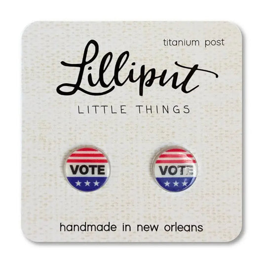 Lilliput Little Things Vote Earrings