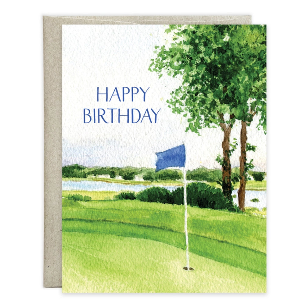 Gina B Designs Birthday Greeting Card - Golf
