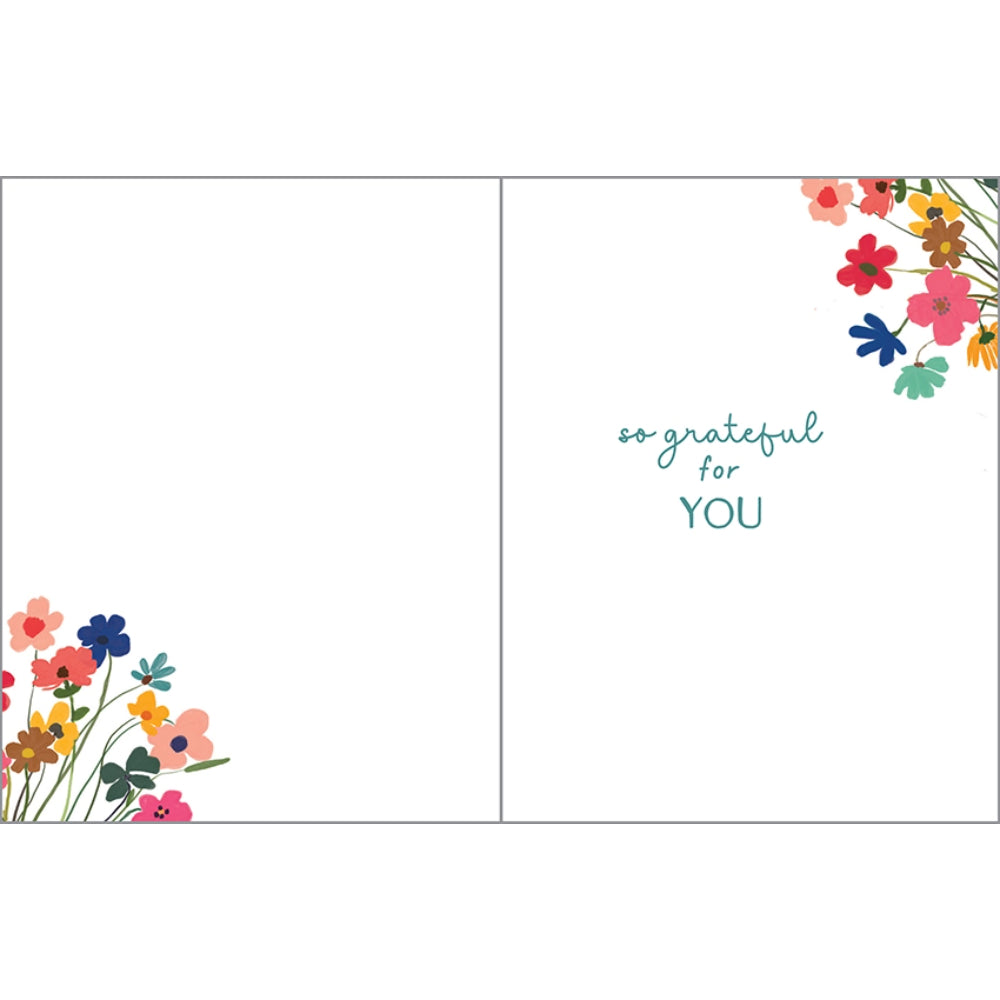Gina B Designs Birthday Greeting Card - Cup of Flowers