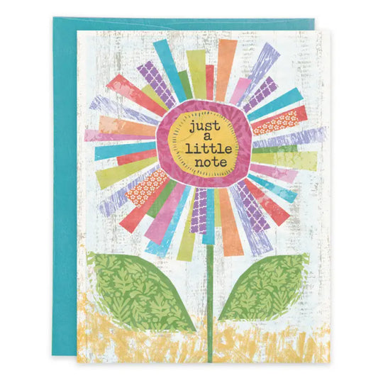 Gina B Designs Thinking of You Greeting Card - Big Colorful Daisy