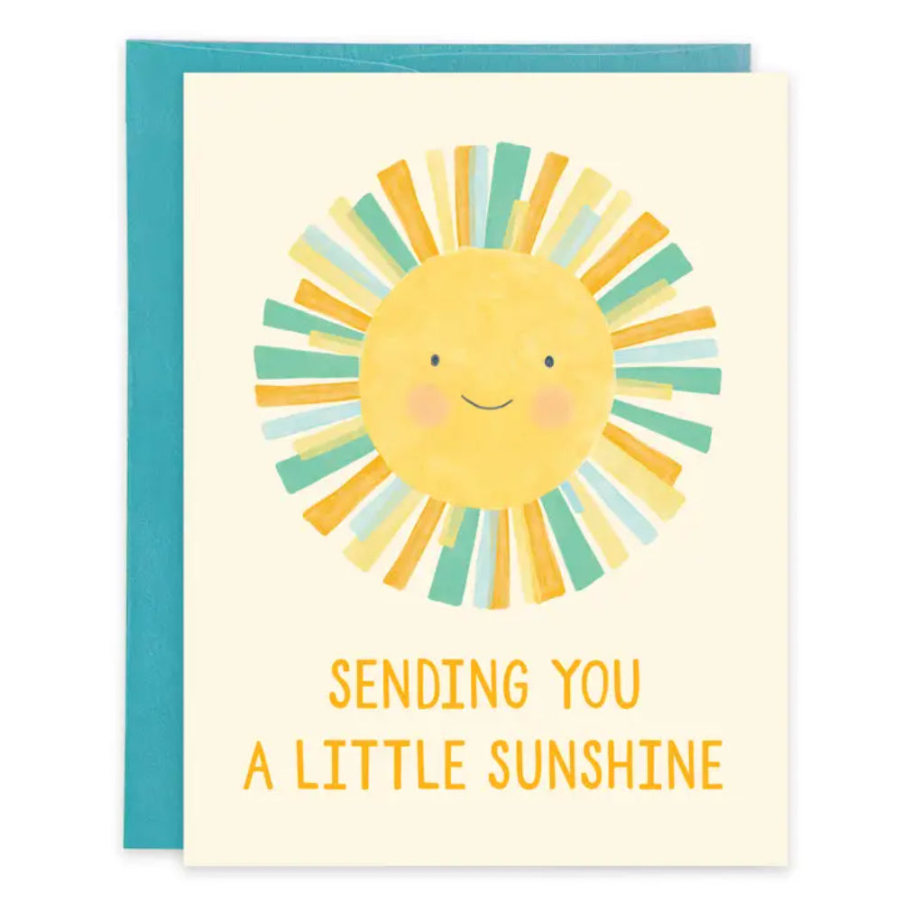 GINA B DESIGNS Feel Better Sun Get Well Greeting Card