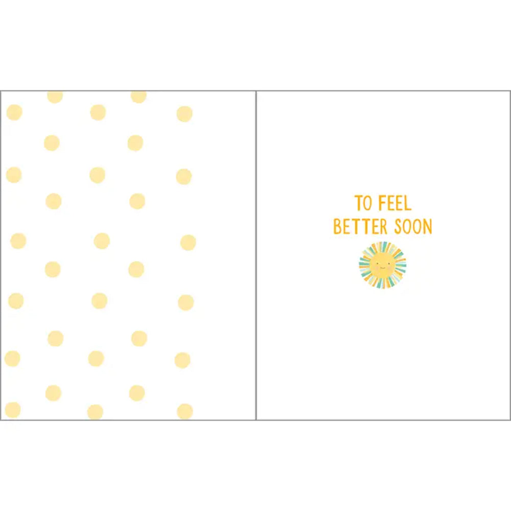 GINA B DESIGNS Feel Better Sun Get Well Greeting Card
