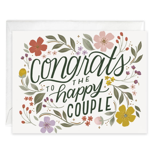 Gina B Designs Wedding Greeting Card - Happy Couple