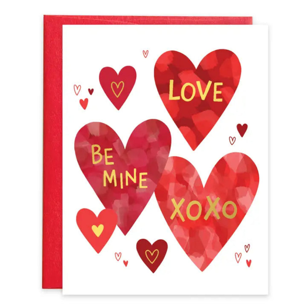 Gina B Designs Valentine Greeting Card - Love Hearts