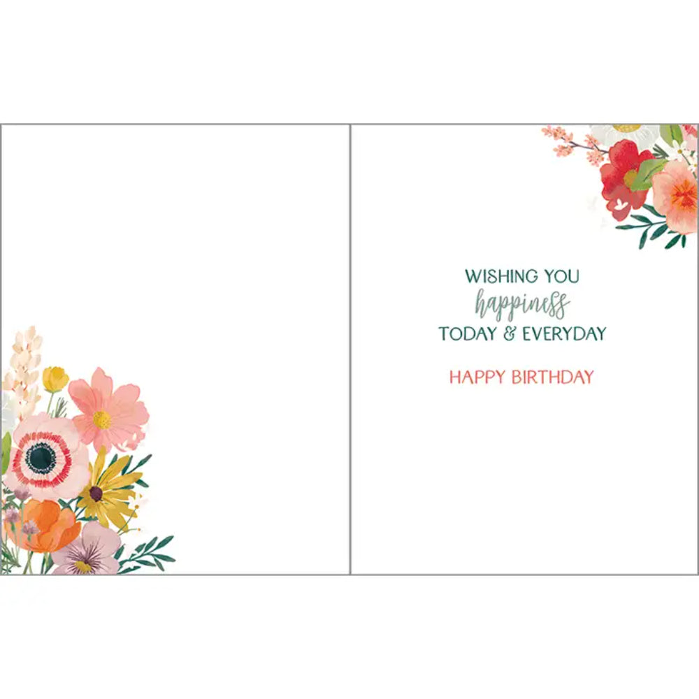 Gina B Designs Birthday Greeting Card - Flower Vase