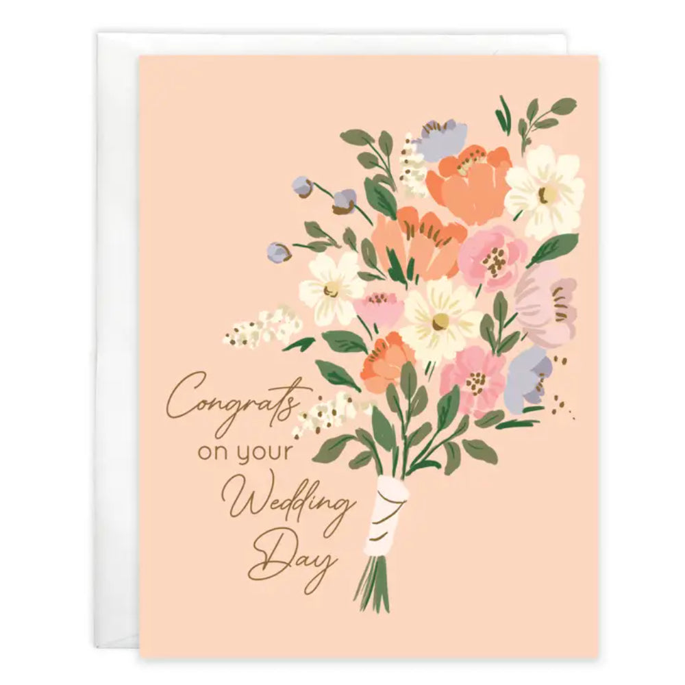 Gina B Designs Wedding Greeting Card - Wedding Bouquet