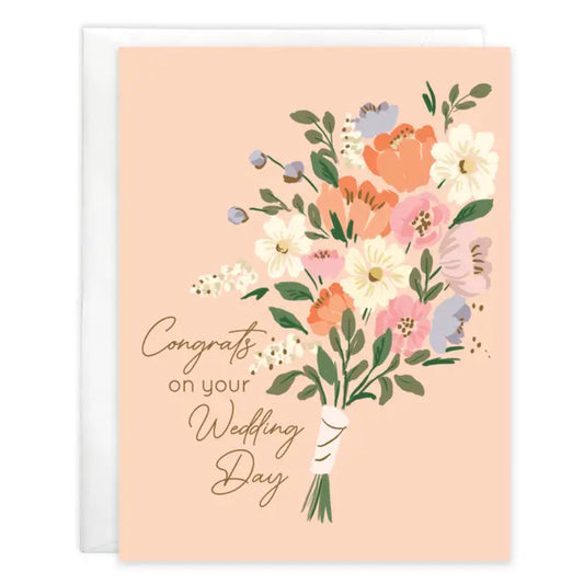 Gina B Designs Wedding Greeting Card - Wedding Bouquet