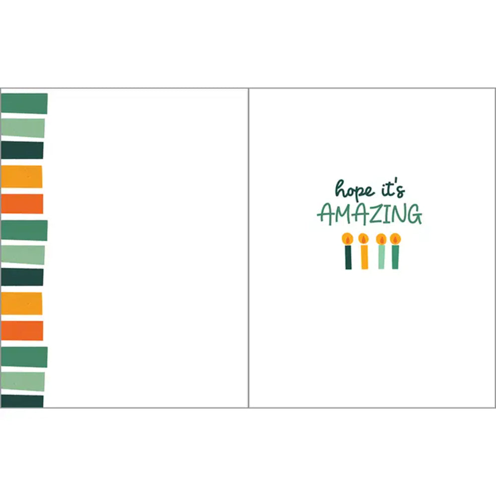 Gina B Designs Birthday Greeting Card - Awesome Guy Cake