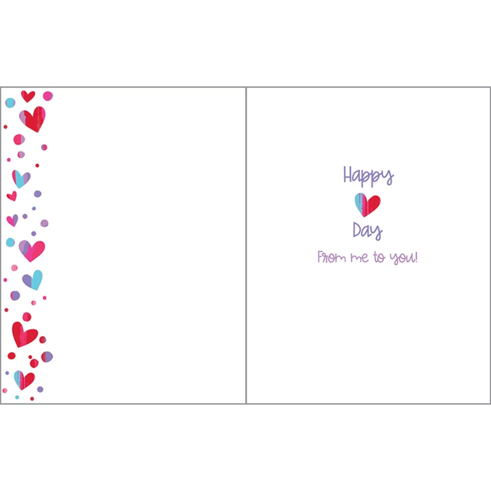 Gina B Designs Valentine Greeting Card - Happy Hearts