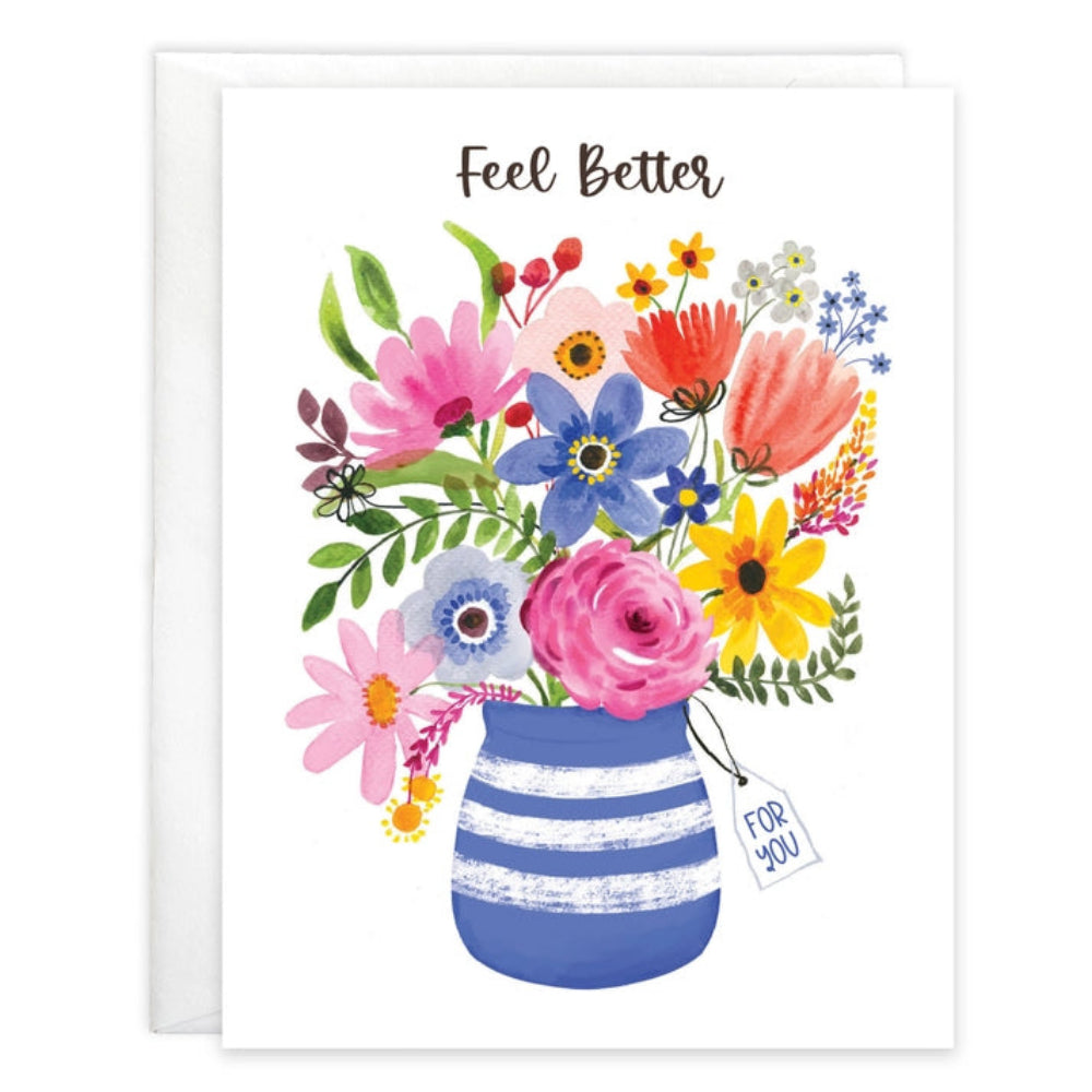 Gina B Designs Get Swell Greeting Card With Scripture - Beautiful Flower Vase
