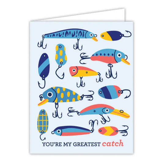 RosanneBeck Collections You're My Greatest Catch Greeting Card