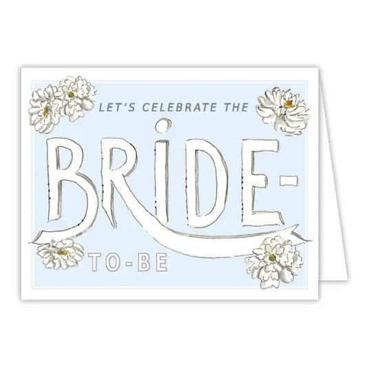 RosanneBeck Collections Handpainted Let's Celebrate the Bride To-Be Greeting Card