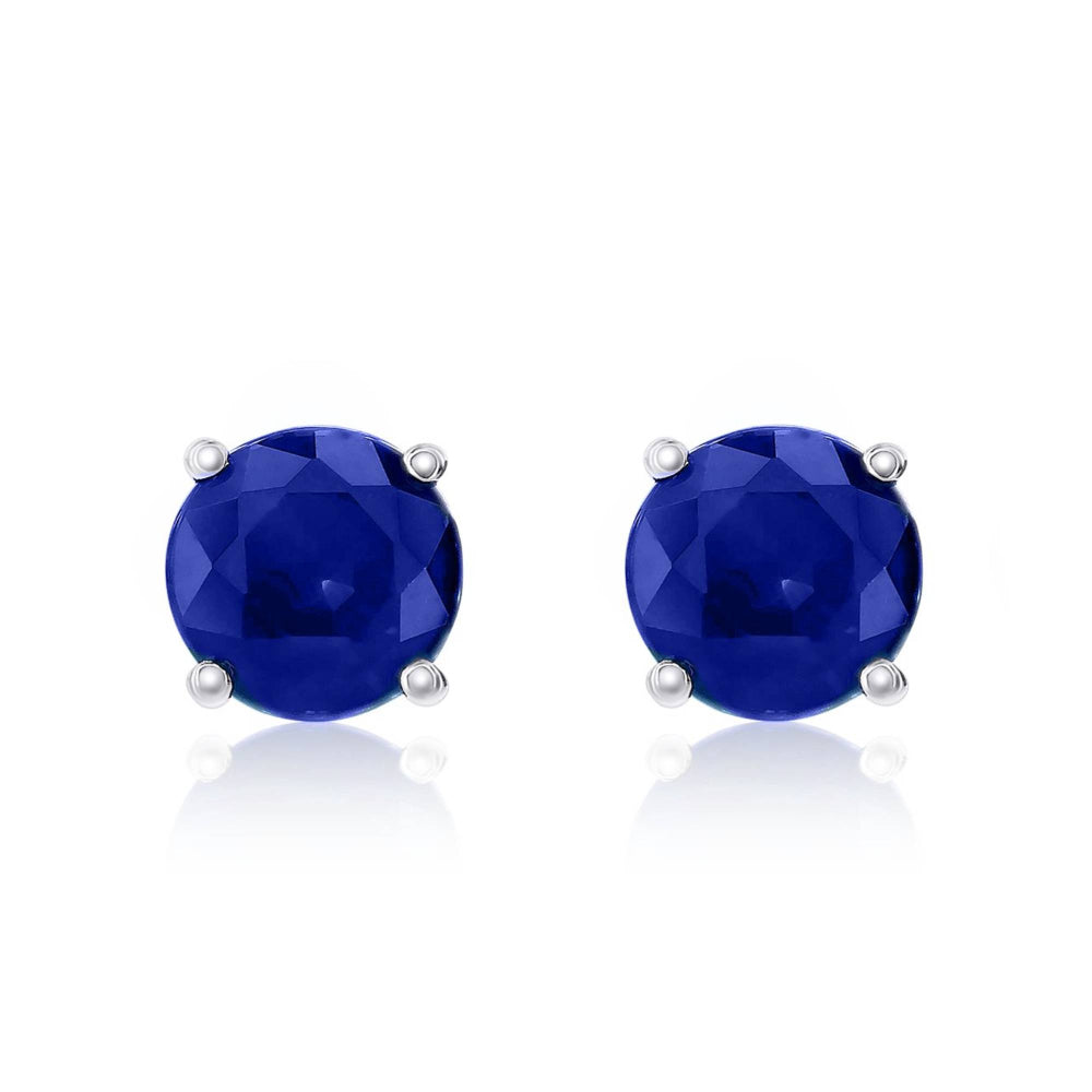 Smyth Jewelers 14k Gold 5mm Sapphire Stud Earrings