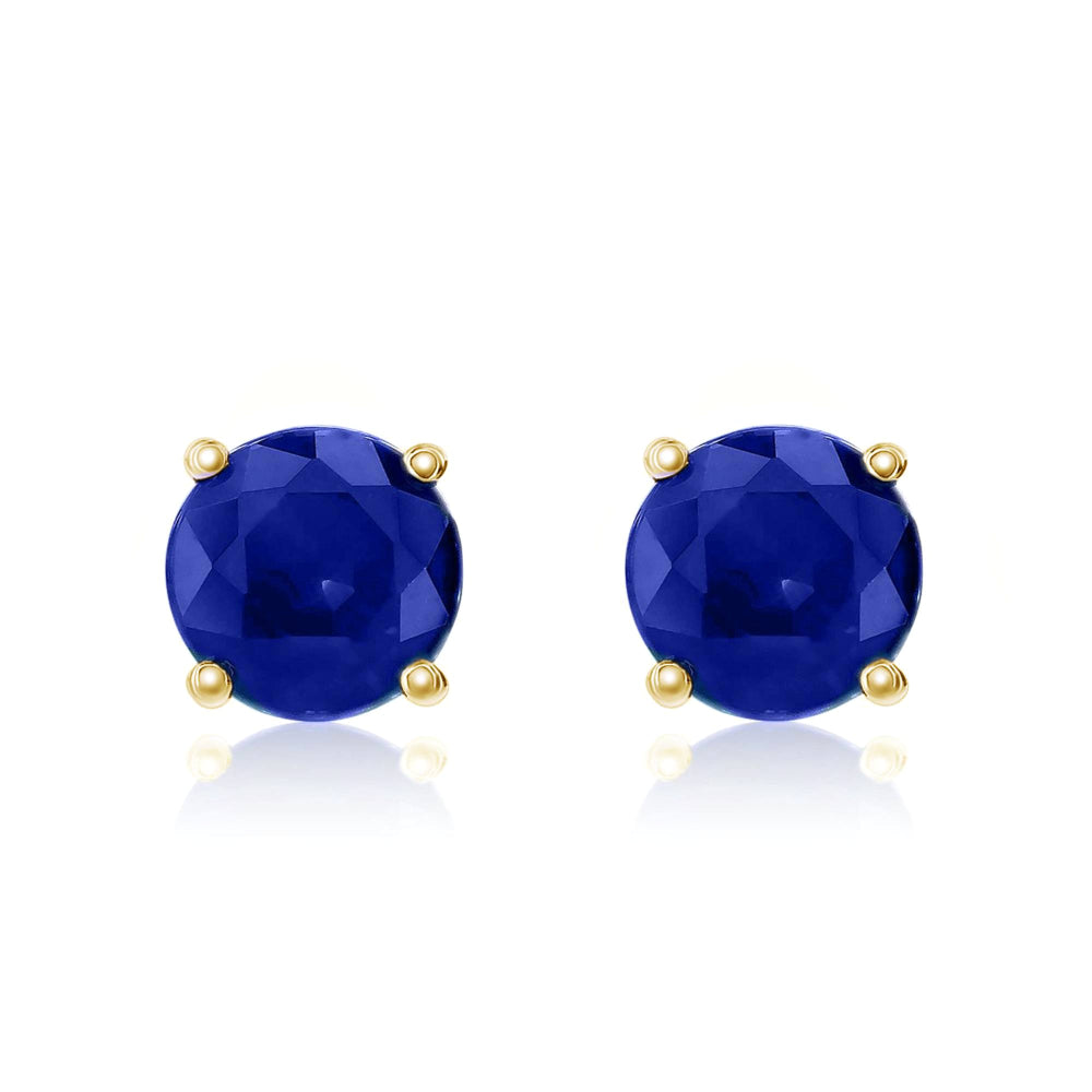 Smyth Jewelers 14k Gold 5mm Sapphire Stud Earrings