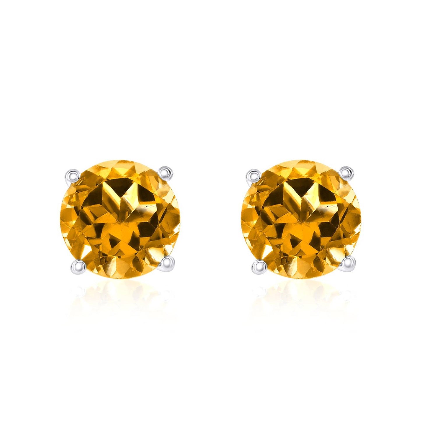 Smyth Jewelers 14k Gold Citrine Stud Earrings