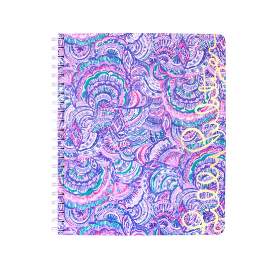 Lilly Pulitzer Large Notebook - Happy As A Clam