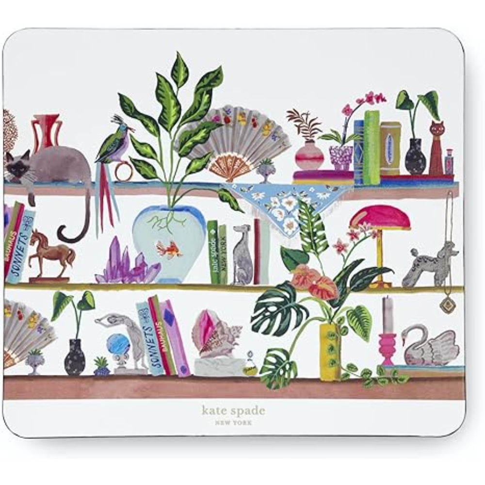 Kate Spade Bookshelf Mouse Pad