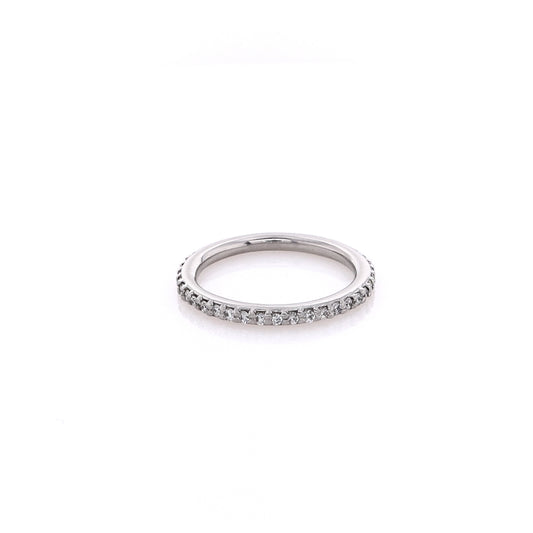 Estate Platinum Eternity Diamond Wedding Band